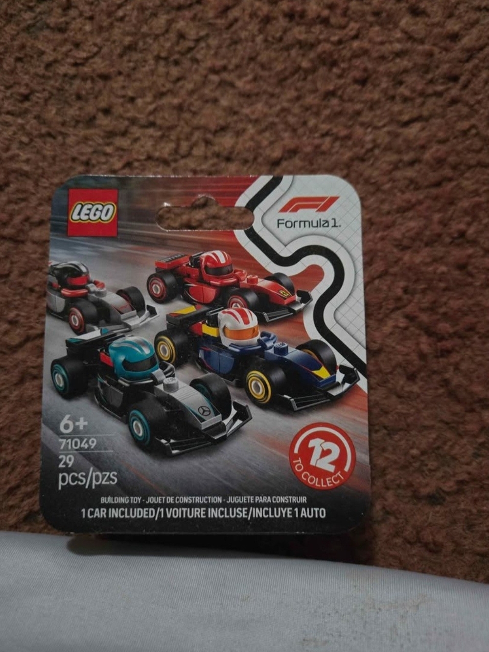 SAUBER LEGO Formula 1 Mini Racers - Red, Black, Blue, Yellow